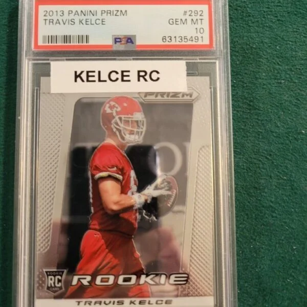 2013 Panini Prizm #292 Travis Kelce Rookie PSA 10