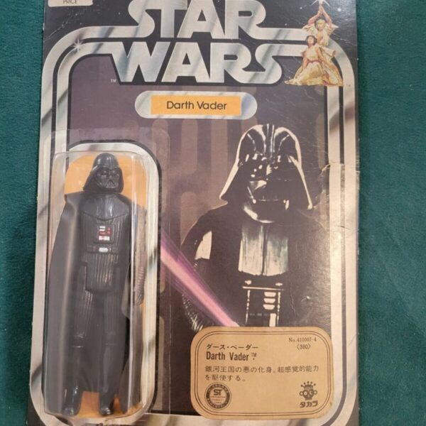 1978 Kenner Star Wars 12 Back-B Darth Vader (First 12) Takara Sticker (Japanese)