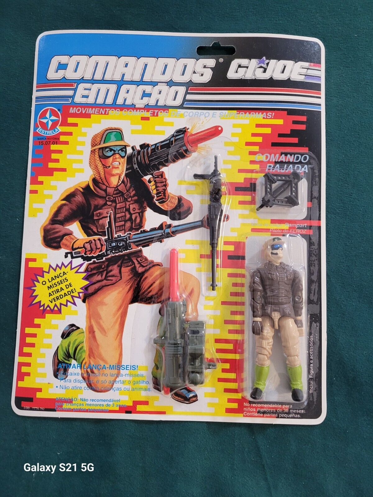 1994 Hasbro G.I. Joe Rampart (Comando Rajada Brazilian Edition)