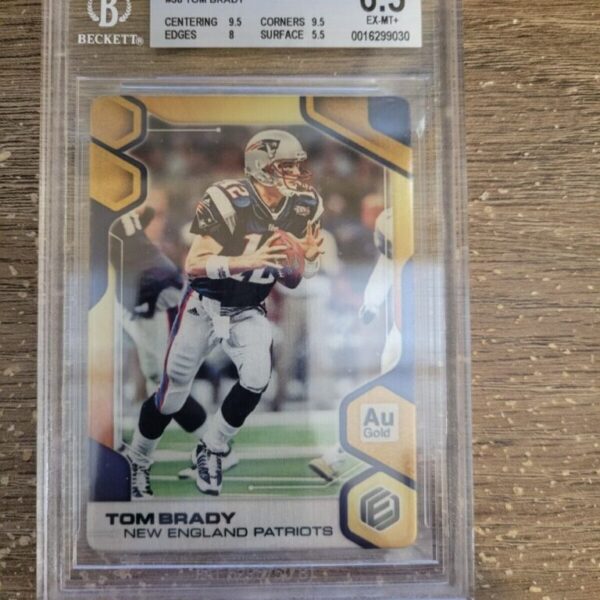 2019 Elements Gold #36 Tom Brady 5/25 BGS 6.5