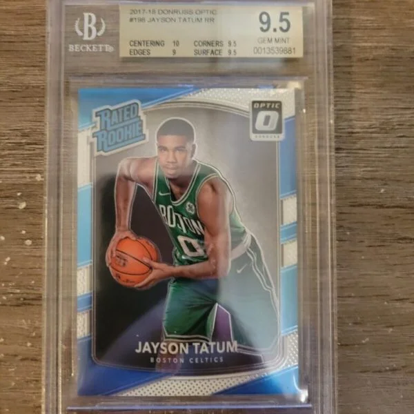 2017-18 Donruss Optic #198 Jayson Tatum BGS 9.5 Rookie