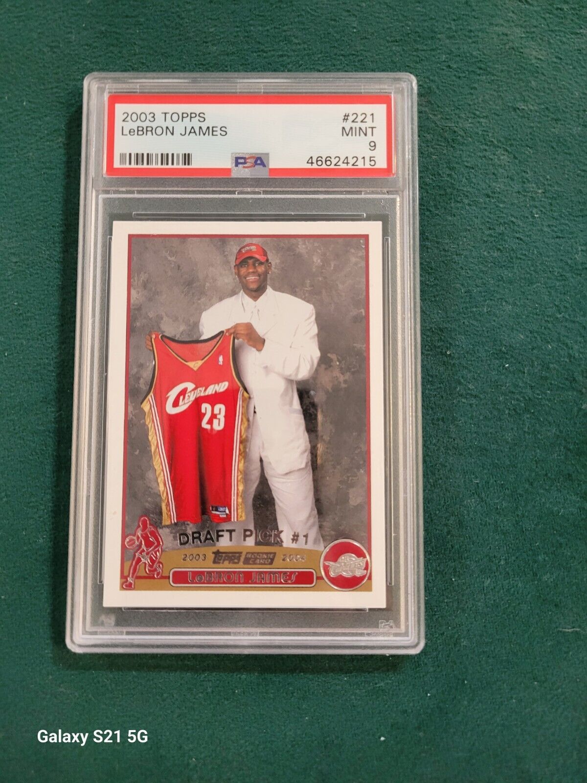 2003-04 Topps #221 LeBron James PSA 9