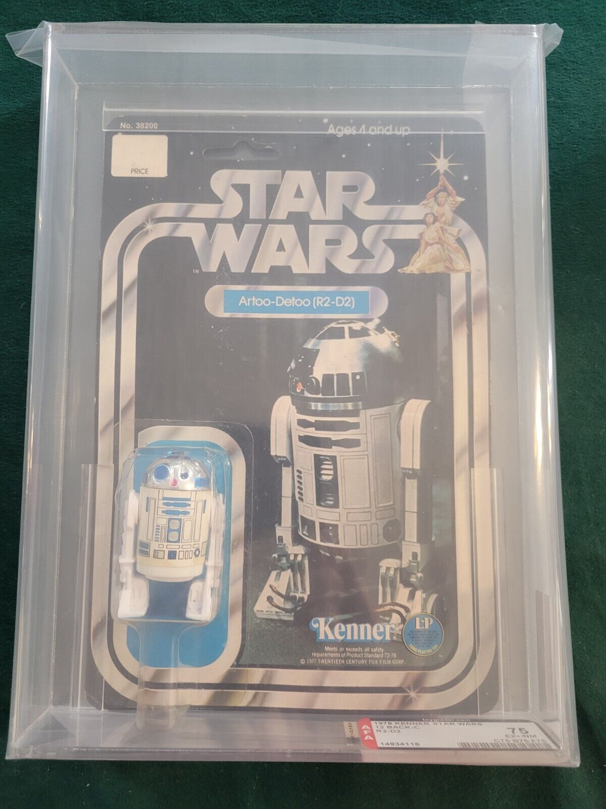 1978 Kenner Star Wars 12 Back-C R2-D2 (First 12) AFA 75