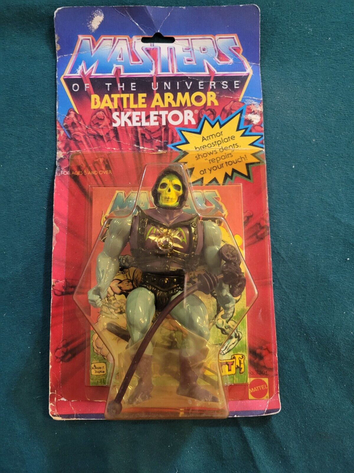 1983 Mattel Masters of the Universe Battle Armor Skeletor