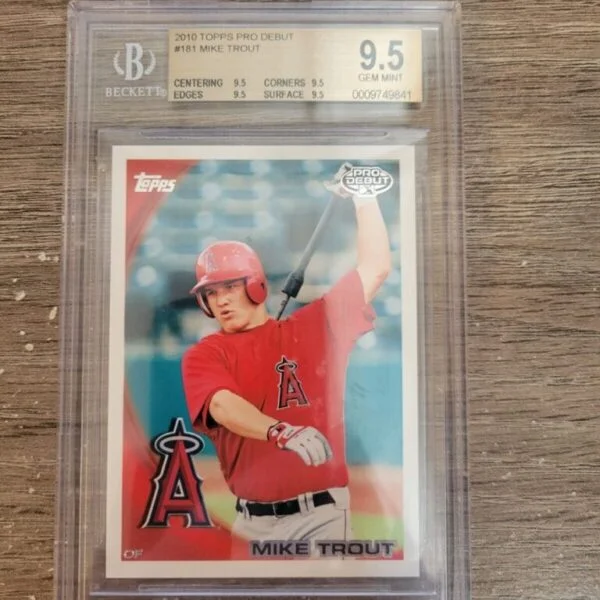 2010 Topps Pro Debut #181 Mike Trout BGS 9.5