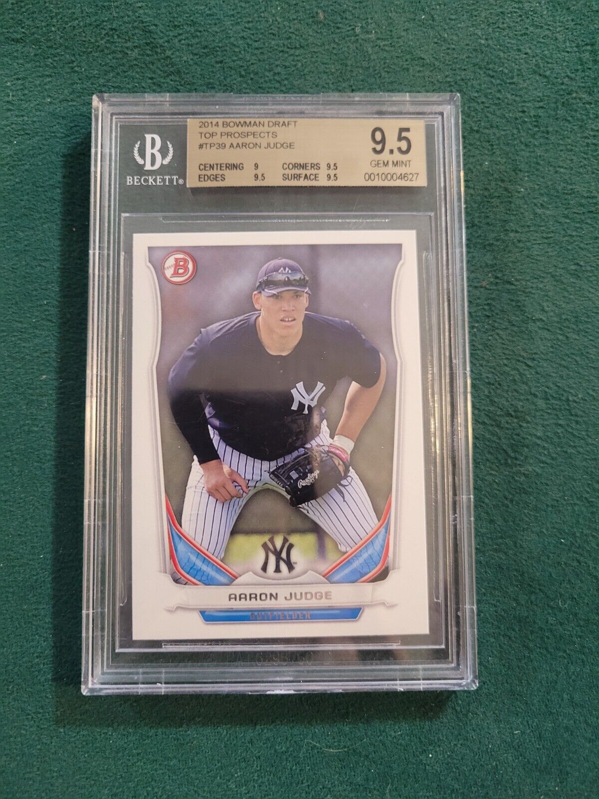 2014 Bowman Draft Top Prospects TP39 Aaron Judge BGS 9.5