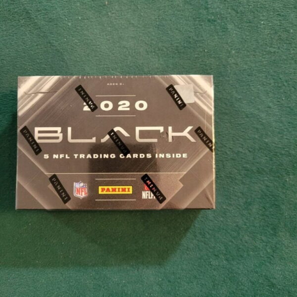 2020 Panini Black NFL Football Cards Hobby Box - Factory Sealed