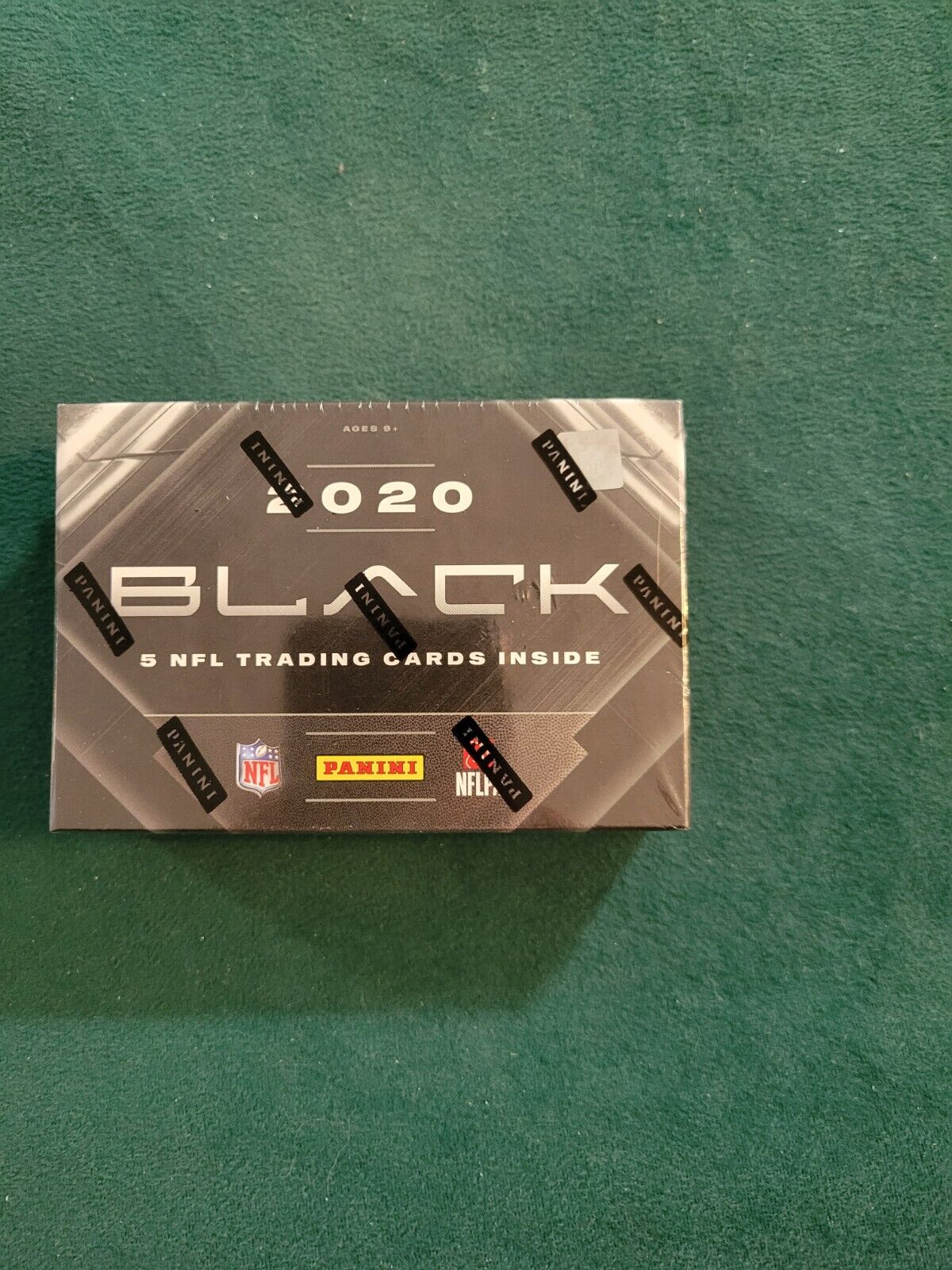 2020 Panini Black NFL Football Cards Hobby Box - Factory Sealed