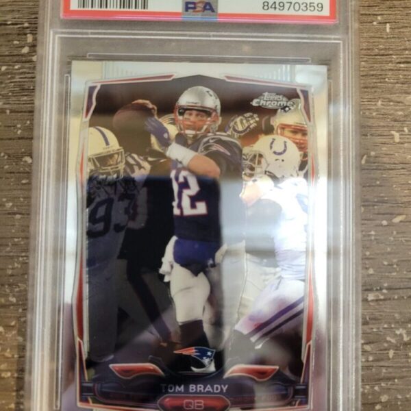 2014 Topps Chrome #62 Tom Brady PSA 9