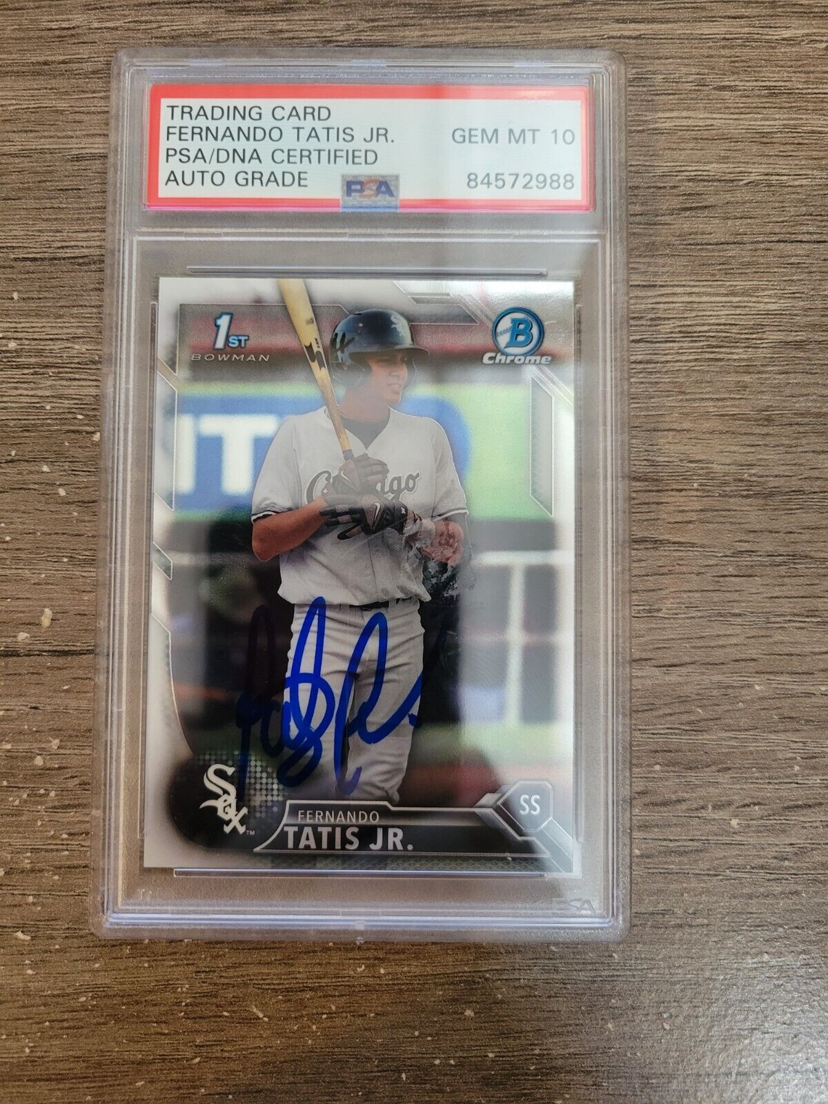 2016 Bowman Chrome Prospects Autograph BCP17 Fernando Tatis Jr. PSA 10 Auto Only